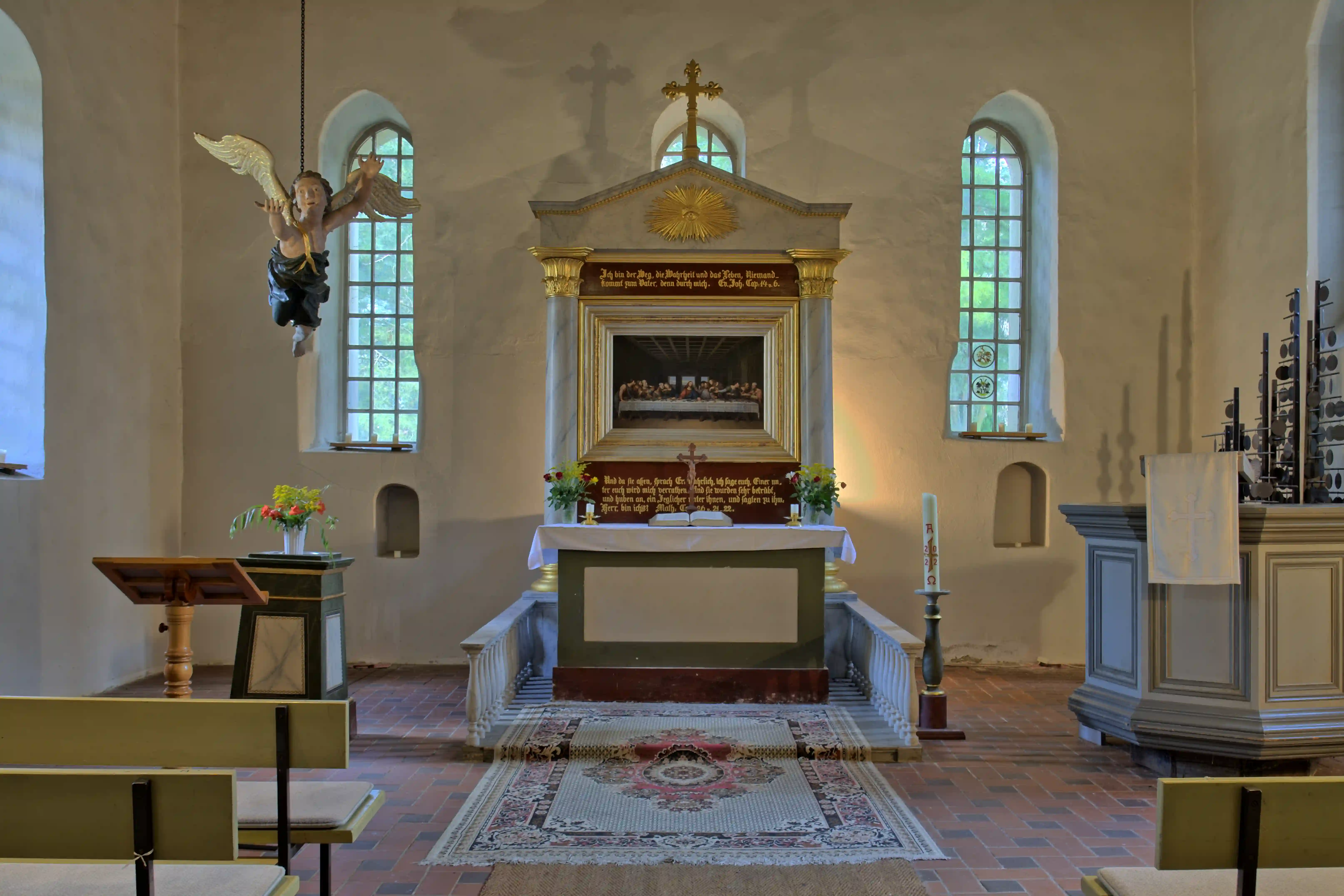 Übersichtsseite der Kugelpanoramen der Dorfkirche Stolpe